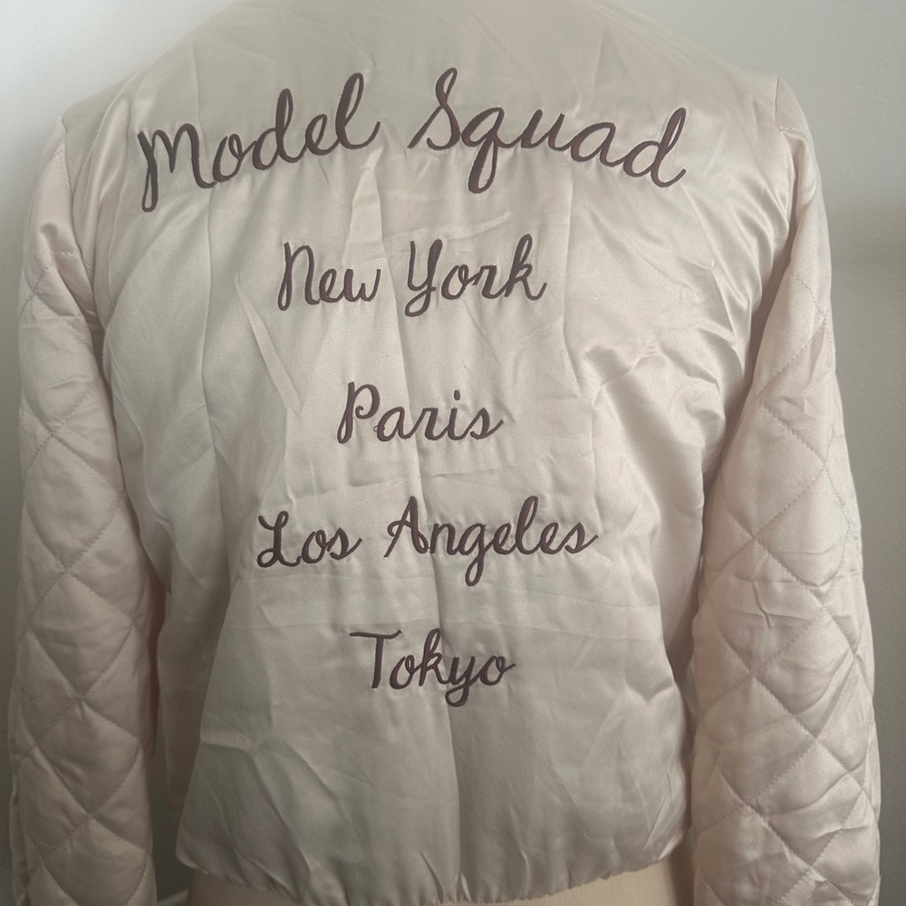 Women's Cream Quilted Jacket